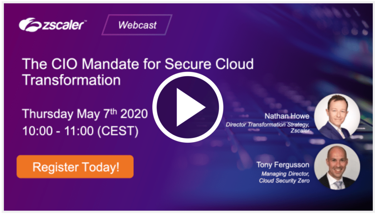 The CIO Mandate for Secure Cloud&nbsp;Transformation